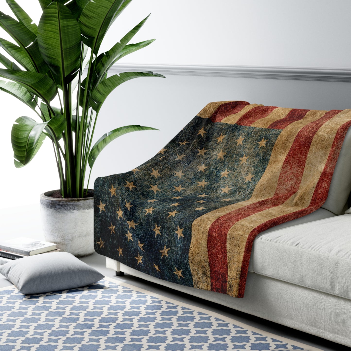 Land of the Free - Sherpa Fleece Blanket