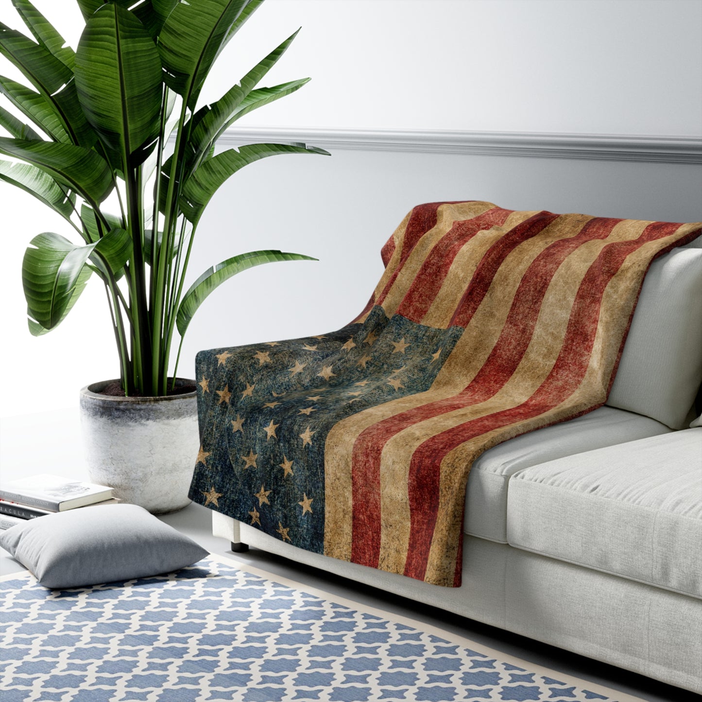 Land of the Free - Sherpa Fleece Blanket