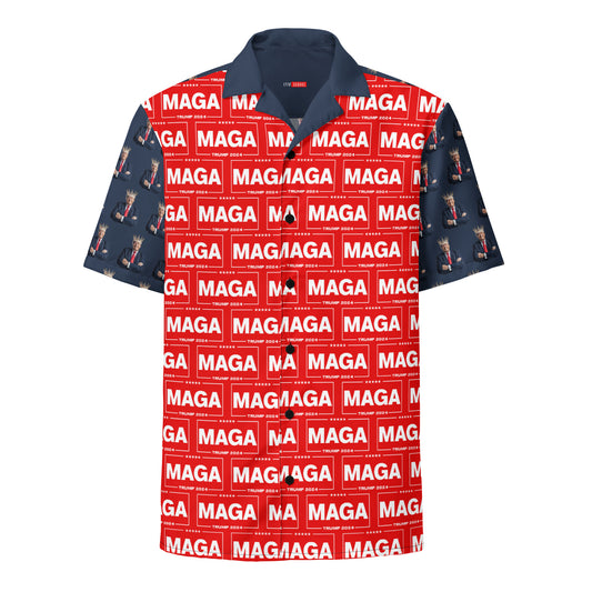 MAGA KING Unisex button shirt