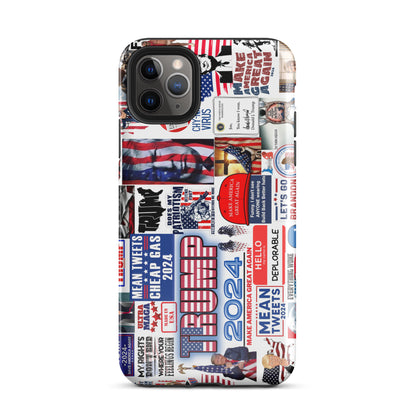 TRUMP Collage | Tough Case for iPhone®